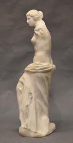 "Venus de Milo" en marbre blanc h= 87 cm, époque...