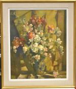 CHARIGNY (André) "Bouquet de fleurs" hst, shd, 73x60