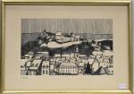 BOURGEOIS (Jean-Claude) "La Citadelle et le quartier de Saint-Jean" lithographie,...