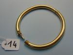 bracelet jonc or semi rigide 25 g diamètre 6 cm