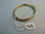 bracelet or semi rigide 13.5 g diamètre 6 cm