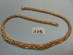 collier or 34.5 g L 45 cm