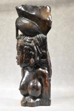 COTE D'IVOIRE (Baoulé ou Senoufo ?) : "Buste de femme"...