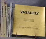 ART : VASARELY. 5 ouvrages sur Victor Vasarely et l'art...