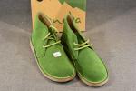 ATXA : paire de chaussures en daim vert pomme taille...