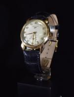 LIP chronomètre Elgiloy : montre bracelet d'homme en or 18 k,...
