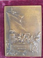 Six  médailles commémoratives "Caisse des Dépôts" "Prix de tir",...