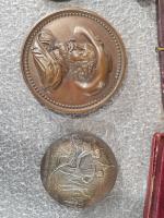 Six  médailles commémoratives "Caisse des Dépôts" "Prix de tir",...