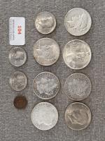 Lot de 7 pièces américaines de un Dollar en argent...