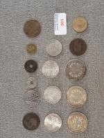 Lot de pièces en argent comprenant 2 pièces de 10...