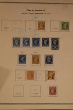 FRANCE : une collection de timbres en album de 1849...