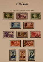 Collection de timbres du Cambodge, Laos, Vietnam nord , sud...