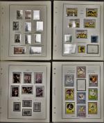 Collection de timbres de Haute Volta après indépendance  en...
