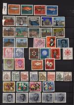 Allemagne République Fédérale : une collection de timbres oblitérés de...