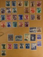 Collection de timbres de pays européens et divers en oblitérés...