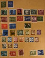Collection de timbres de pays européens et divers en oblitérés...