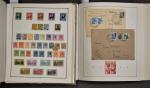 Collection de timbres du monde sans la France en 4...