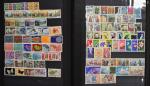 Collection de timbres en 6 classeurs , Afrique du nord...