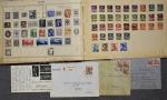 Collection de timbres du monde dans un album Maury, sans...