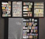 Petite collection de timbres tous pays en oblitérés et quelques...