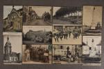 Lot d'environ 596 cartes postales anciennes du département de l'Aisne...