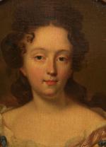 Ecole française du XVIIIème 
Portrait de femme de qualité à...