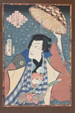 Utagawa Kunisada (1786 -1865) et Utagawa Kunichika (1835 -1900)
Ensemble comprenant...