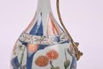 CHINE - XVIIIe siècle
Vase bouteille en porcelaine décorée en bleu...
