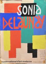Affiche Sonia Delaunay Musée National d'Art Moderne (accidents).