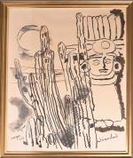 André Marchant (XXe)
Cactus organique
fusain signé et situé "Mexique 1977".
77 x...