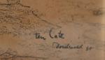 Pieter TEN CATE (1869-1937)
Dordrecht 
Gravure signée dans la planche en...