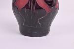 LE VERRE FRANÇAIS
« Dahlias » circa 1923-26
Vase piriforme à col...