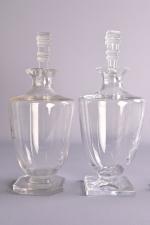 Lalique modèle Argos
Service de verres à fût carré comprenant :
14...