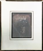 Daguerréotype 1/9ème de plaque 
Femme coiffée en cape
5,5x4,5 cm.