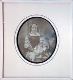 Daguerréotype 1/4 de plaque
Jeune femme avec enfant dans les bras.
Format...