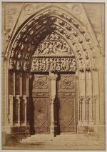 BISSON Frères
Notre Dame de Paris ca 1855
Détail d'une porte du...
