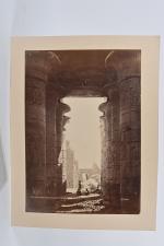Egypte
Henri Bechard
10 photographies, c. 1880.
Vues, monuments égyptiens, pyramides et sphinx,...