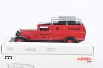 Märklin contemporain, camion Reichspost
n° 1989, mécanique, rouge et noir. Neuf,...