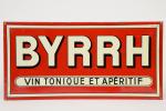 Byrrh
Bandeau lithographié en métal, Imp. Champion Pantin, 22,5 x 46,5...