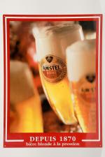 Amstel Bière
Tôle imprimée, 65 x 48 cm.