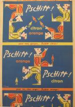Pschitt ! citron orange 
Affiche de Jean Carlu, Imp. Langelaan...