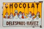 Chocolat Delespaul - Havez
Plaque émaillée EAS. Bel état sauf sur...