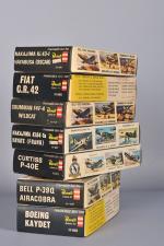 Revell, 7 maquettes d'avion au 1/72e à monter en boîte...