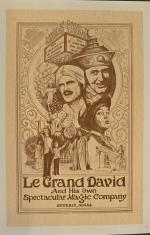 Affiche " Le grand David", c. 1985.
Canada ? 66x42 cm.