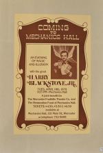 Affiche "Harry Blackstone Junio" entoilée.
Vers 1980. 44x27 cm.