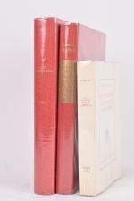 Alfred Chapuis, deux ouvrages reliures toilées rouges :
"Les automates" ed....