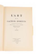 Dom Bedos, réédition en deux volumes in-4
de "L'art du facteur...