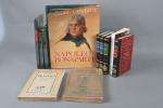 Lot de livres sur Napoléon, l'histoire et sa vie.