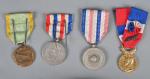 France Lot de 6 décorations : Médaille militaire, Croix de...