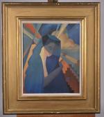 Henri Therme (1900-1973), "Vitrail"
huile sur toile, signée en bas à...